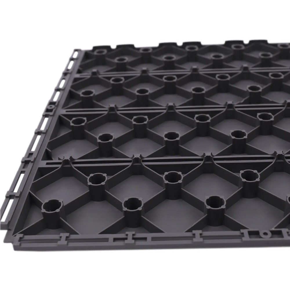 Interlocking 12"x12" Plastic Composite Patio Deck Tiles Easy DIY Installation