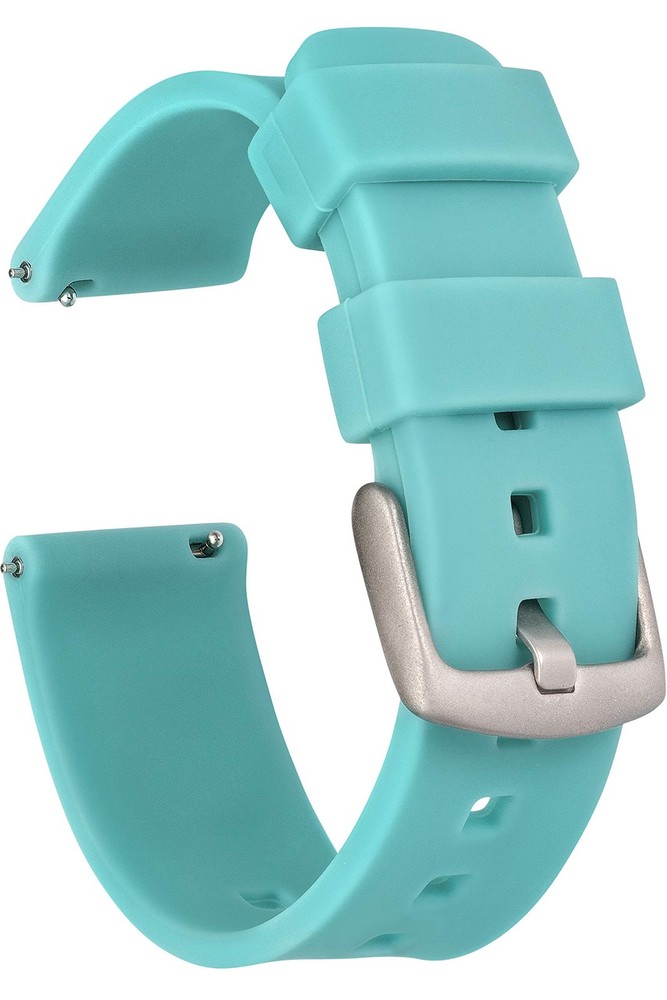GadgetWraps 16mm Silicone Watch Band with Quick Release – Robin Blue