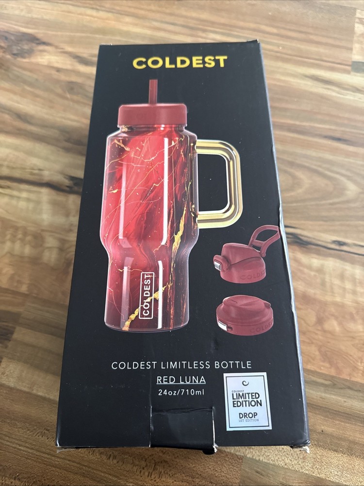 Coldest Limitless Bottle Red Luna 24oz
