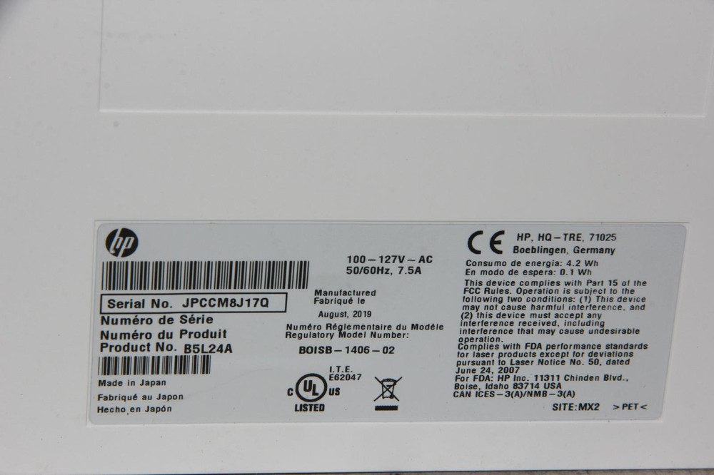 HP LASER JET ENTERPRISE M553 Network Laser Workgroup Printer