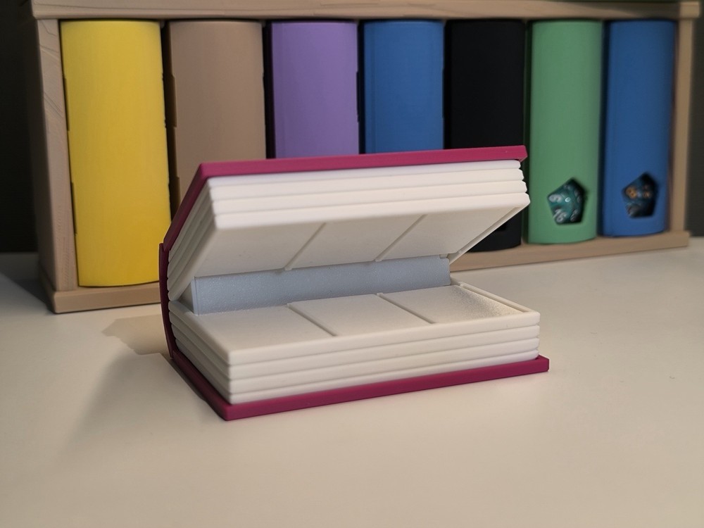 The Book Storage Pill container Medicine Box