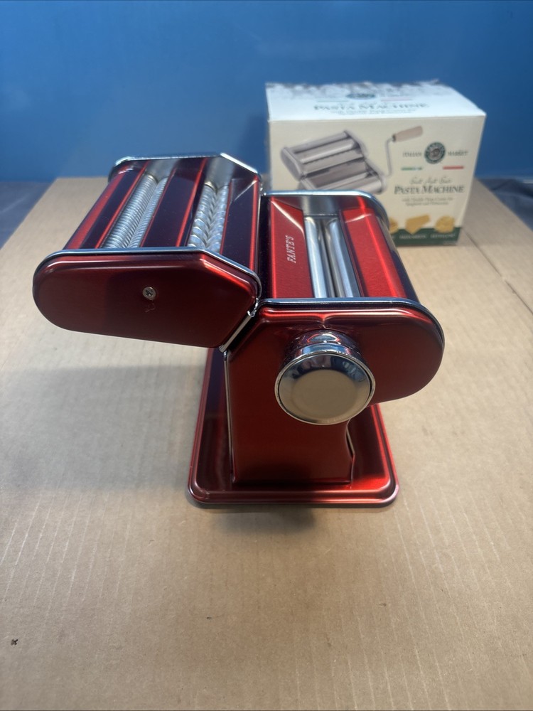 Fantes RED Manual Pasta Machine #12002 9 Thickness Settings