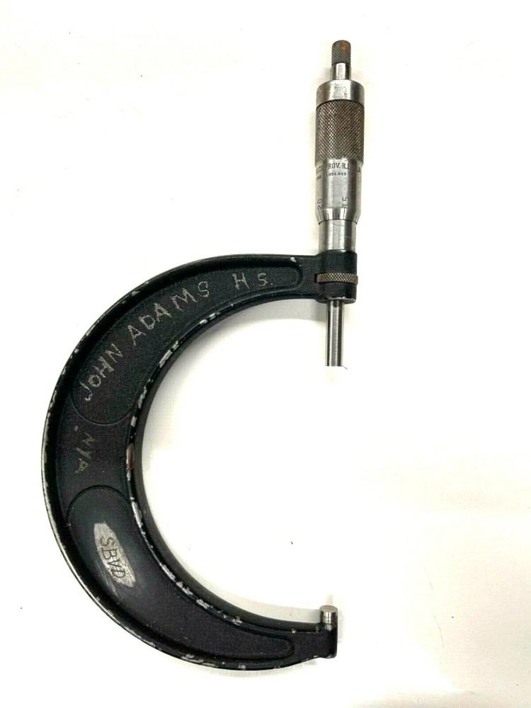 BROWN & SHARPE TOOLS 3”-4” OUTSIDE MICROMETER, No. 65, .001”