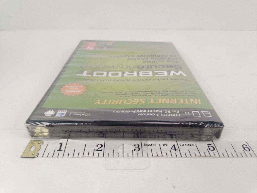 Webroot Secure Anywhere Internet Security PC MAC Mobile Devices Windows 8 New