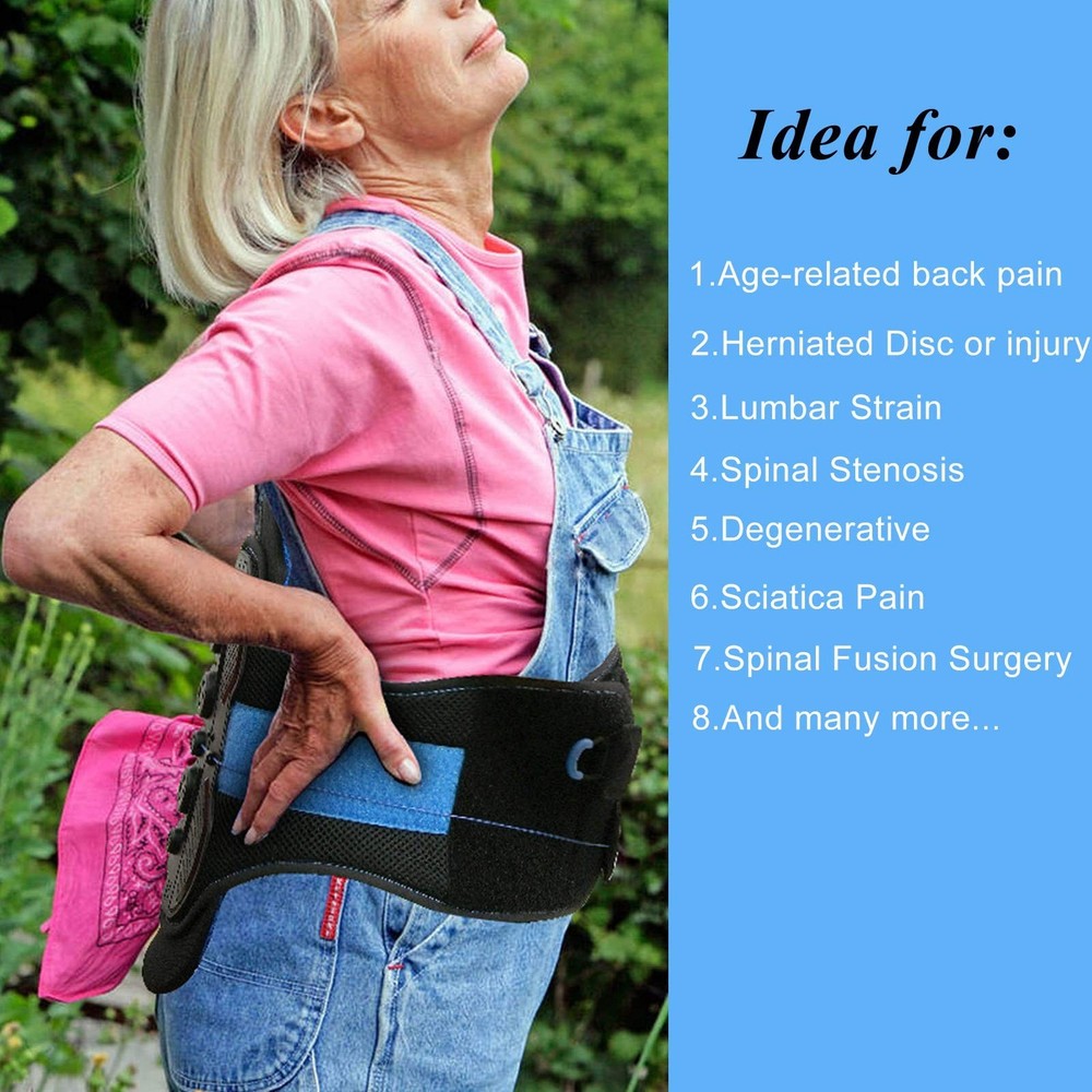 2.0 Version LSO Back Brace with Maximum Decompression Plate&Comfort Curve Bac...
