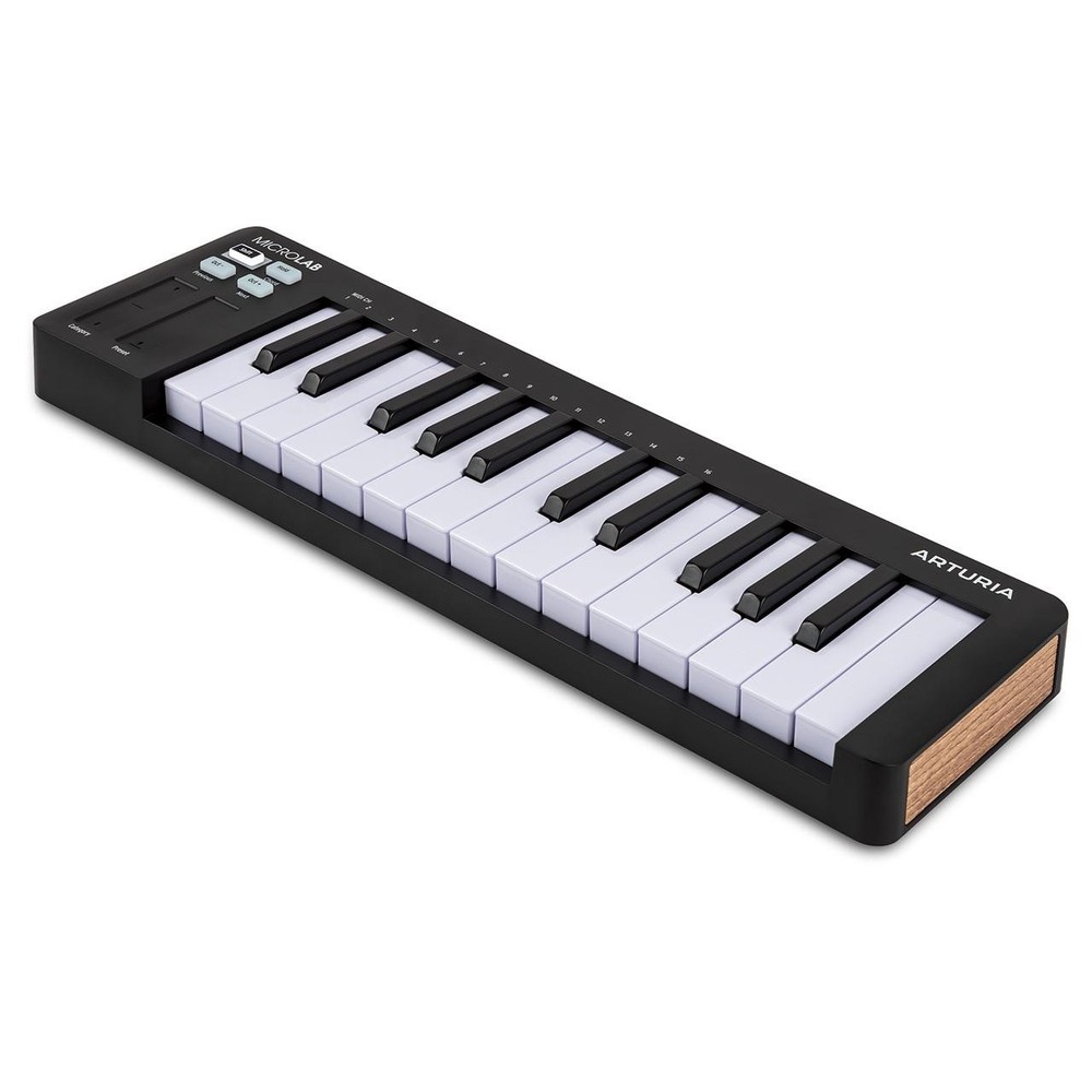 Arturia MicroLab mk3 Compact 25-Key MIDI Controller Keyboard - Black