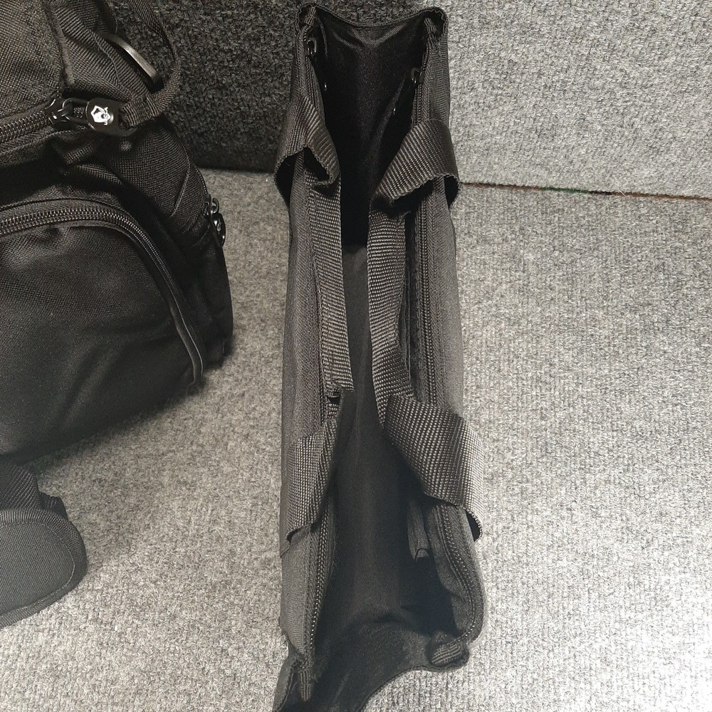 Pistol Range Bag USCCA 600D Black 5 Pocket Inner Case Shoulder Strap Inside NWT