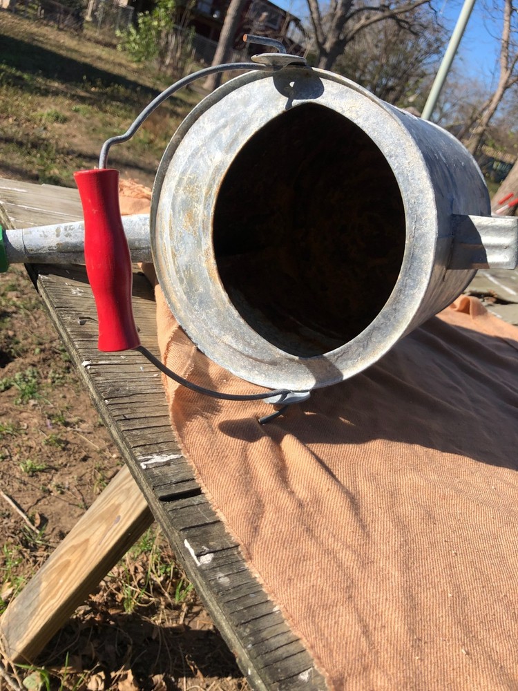 Galvanized Metal Water Can
