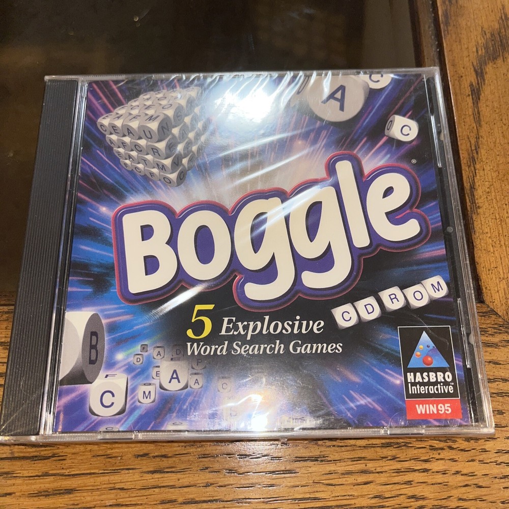 Boggle PC CD-rom Computer Game Hasbro Interactive Win95