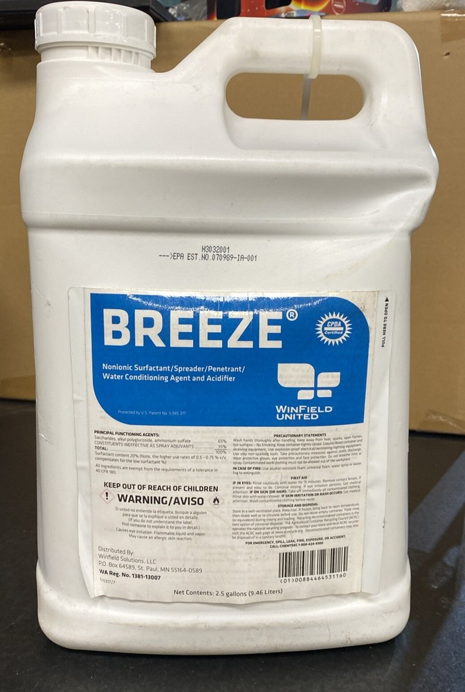 Winfield Breeze Water Conditioning Agent  - 2.5 Gallons