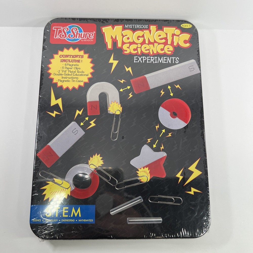 Bendon TS Shure Educational Magnetic Science Experiment Learning Tin
