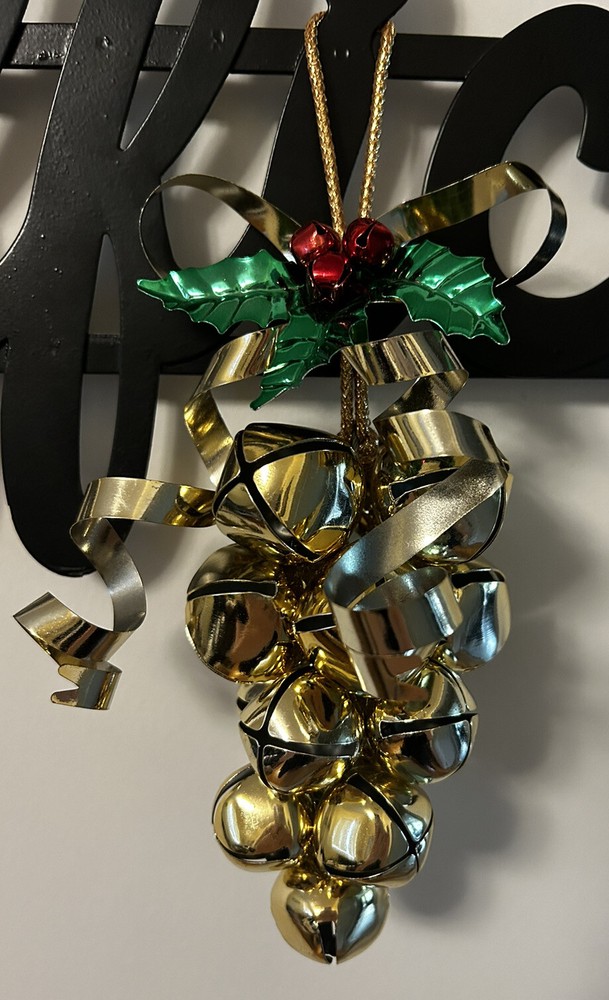 Hanging Gold Jingle Bells