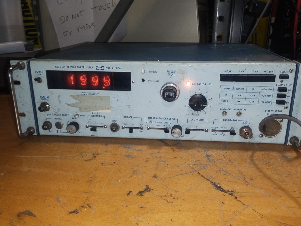 PACIFIC MEASUREMENTS INC LOG/LIN RF PEAK POWER METER 1018A