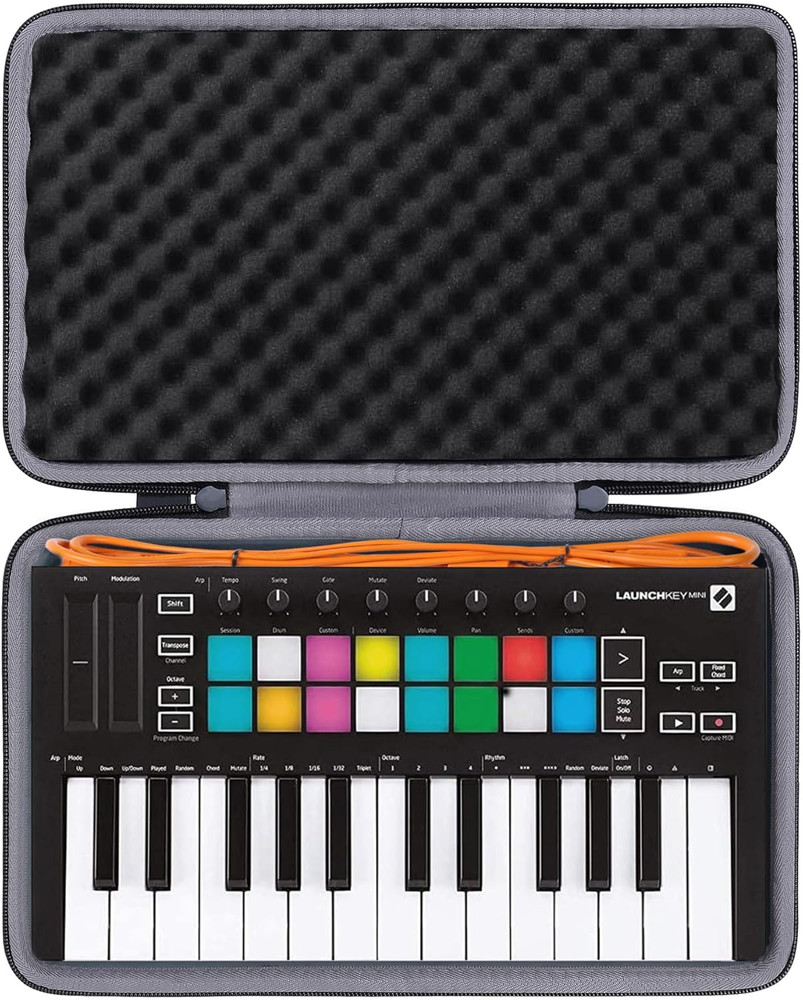 Hard Travel Case Replacement for Novation Launchkey Mini MK3 / FLkey Mini 25-Key