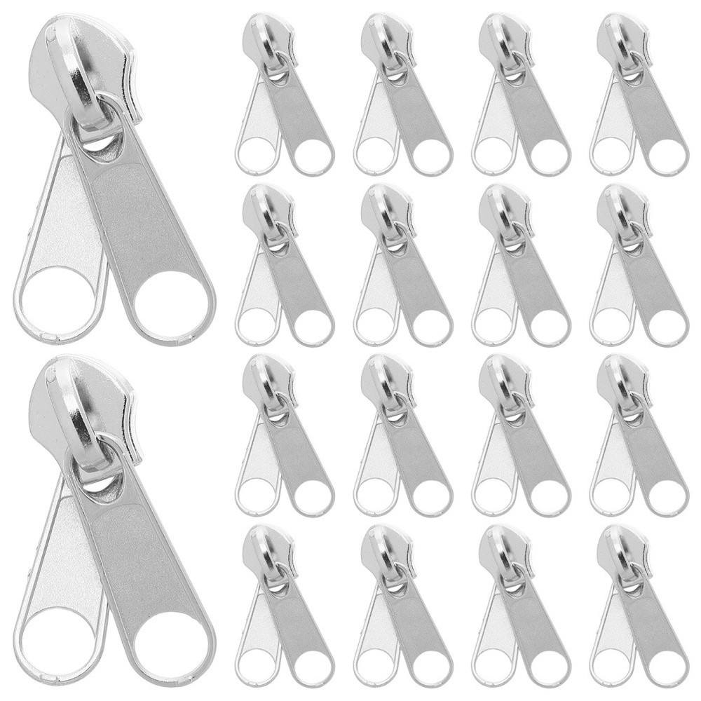 20 Pcs Jacket Zipper Replacement Universal Repair Kit Pull Luggage