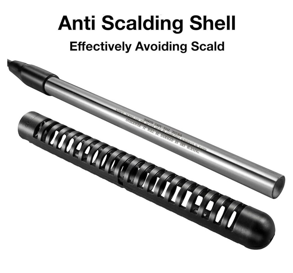 GRILLME X1 240V 3000W Bathtub & Swimming Pool Water Heater 100% Waterproof