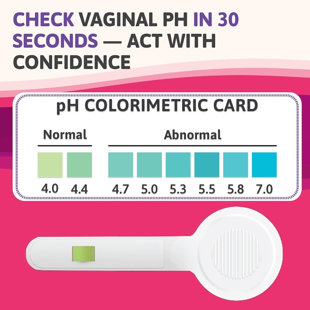 Vaginal pH Testing Made Easy - Dual Kit for Yeast and BV Detection