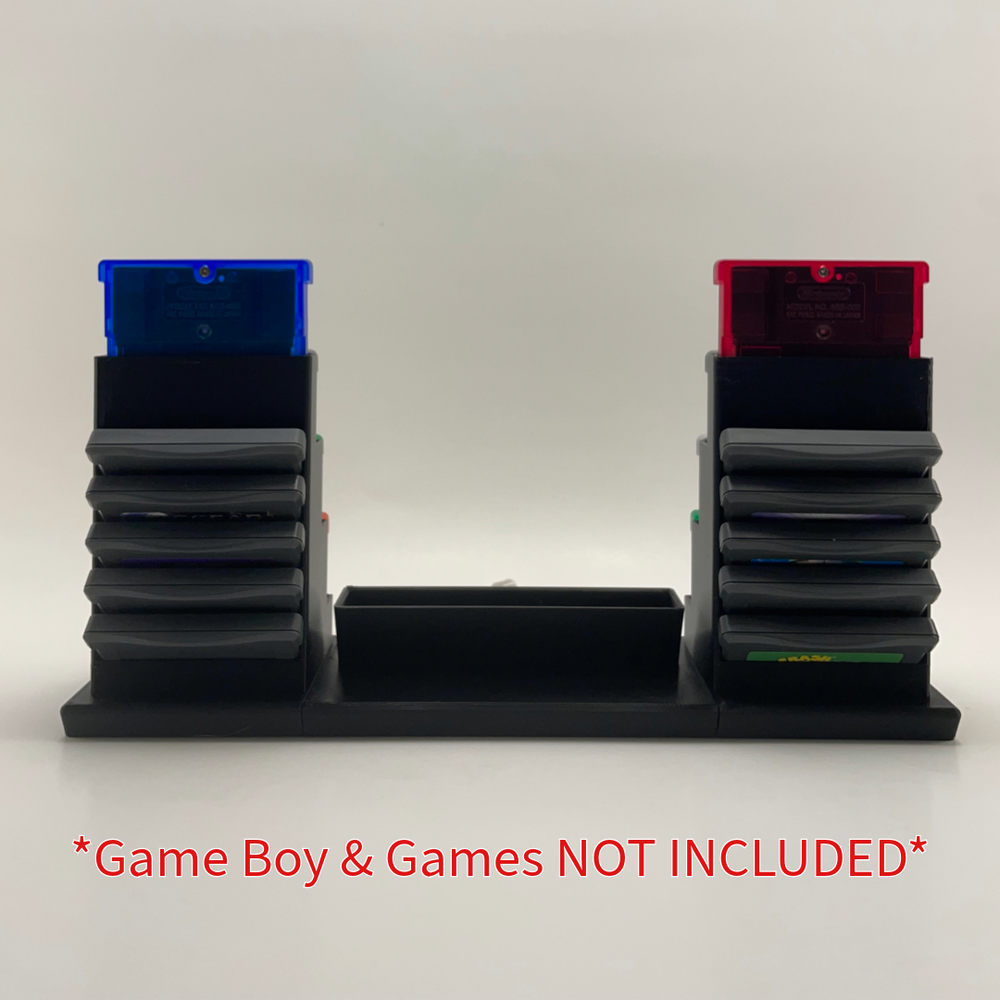 Game Boy Micro & 18 Game Cartridge's Display - DISPLAY ONLY (Customize Colors)