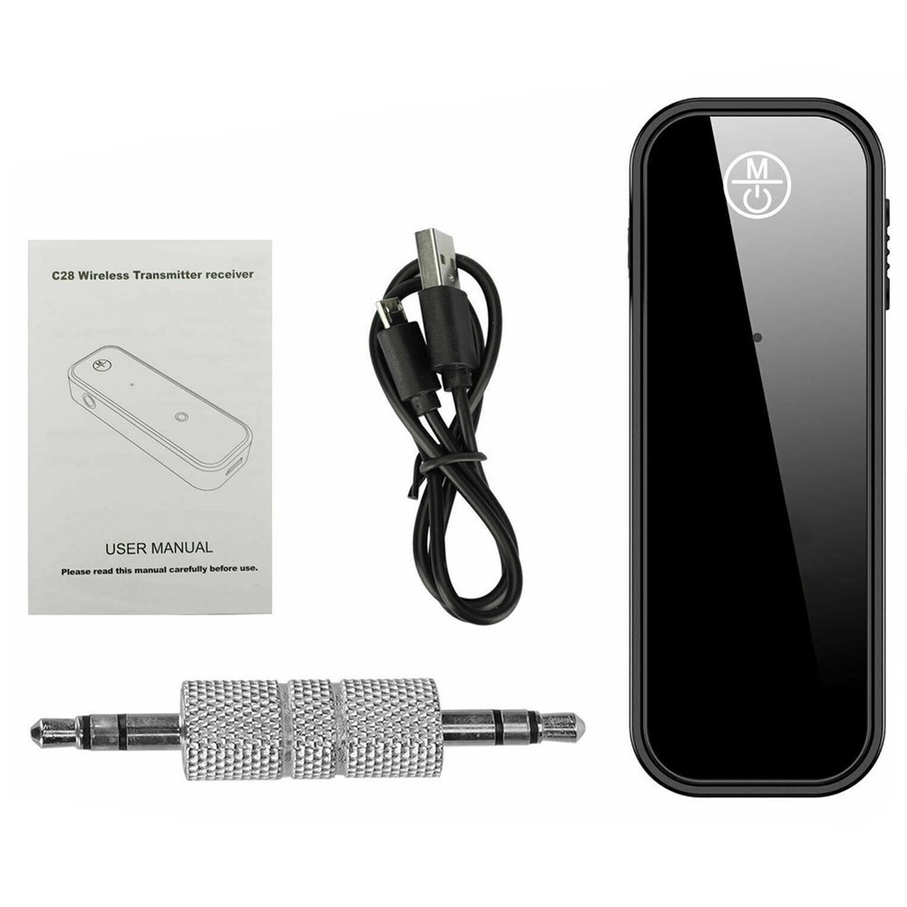 2 IN 1 USB Bluetooth 5.0 Audio Transmitter Receiver Adapter 3.5 AUX Cable