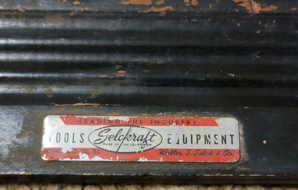 Walter E. Selck Selckraft Roller Vintage Equipment Tool