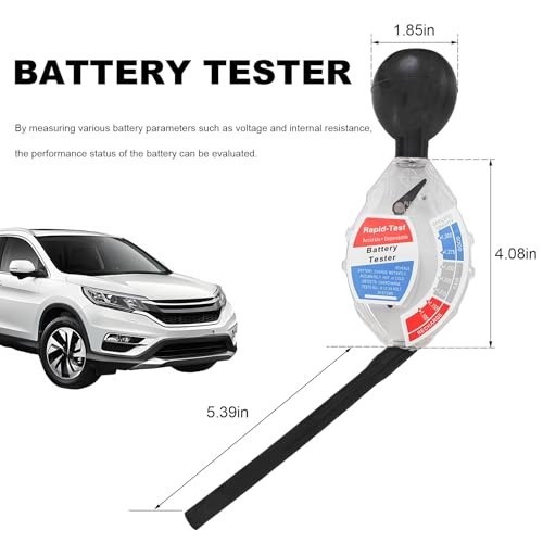 Deep Cycle Car Battery Hydrometer Tester & Analyzer with Car Battery Hydrometer