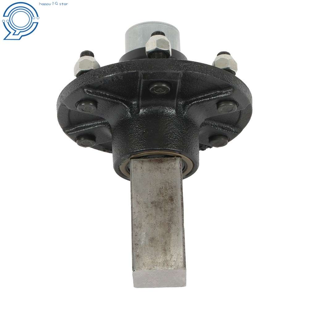 #84 6 x 5.5" Idler Hub SQUARE Stub End Trailer Axle 3500#