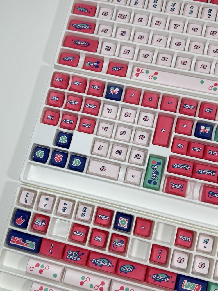 KEYTOK - Wave - KDA Profile Dye-Sub PBT Keycaps