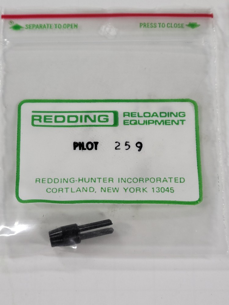 OS15259 REDDING OLD STYLE TRIMMER SPLIT SHANK PILOT 260 CALIBER 6.5MM - NEW
