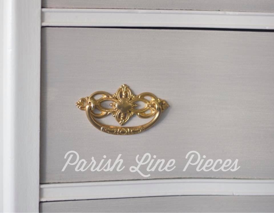 3" Victorian Clover Design Bail Pull Solid Brass