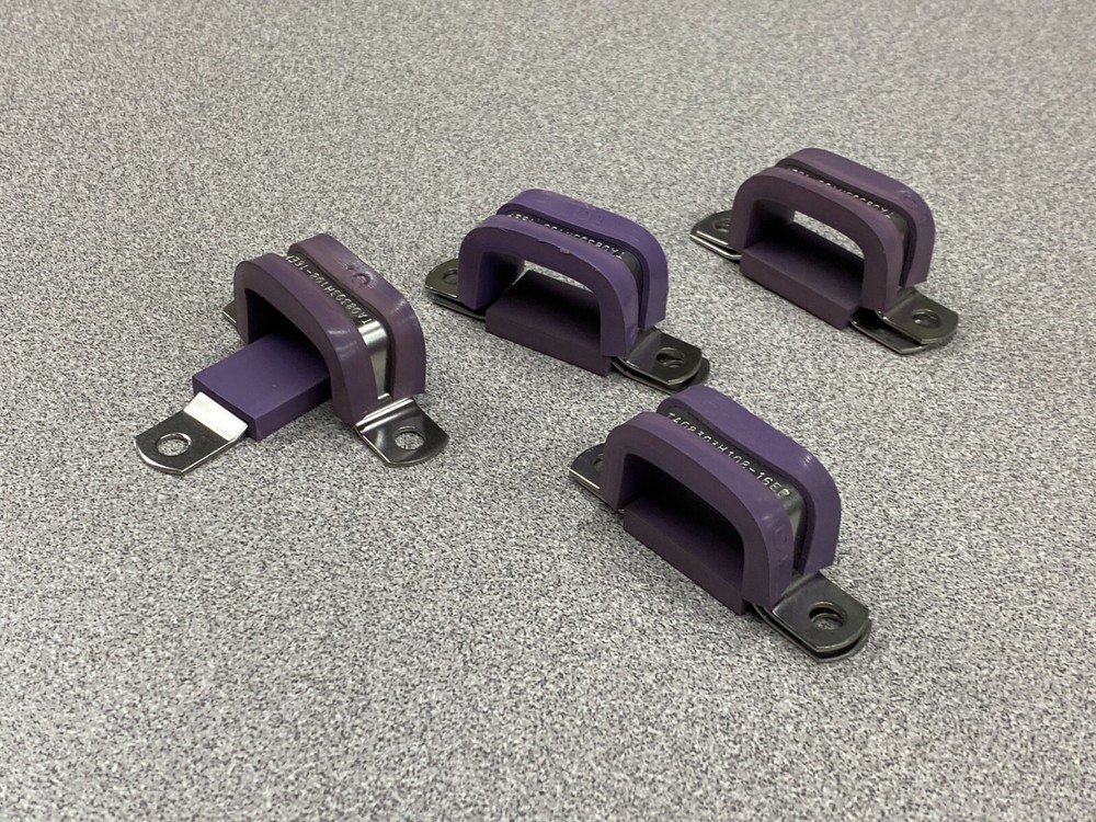 Two-Piece Rectangular Cushioned Restraining Strap,#108SS, Box of 5