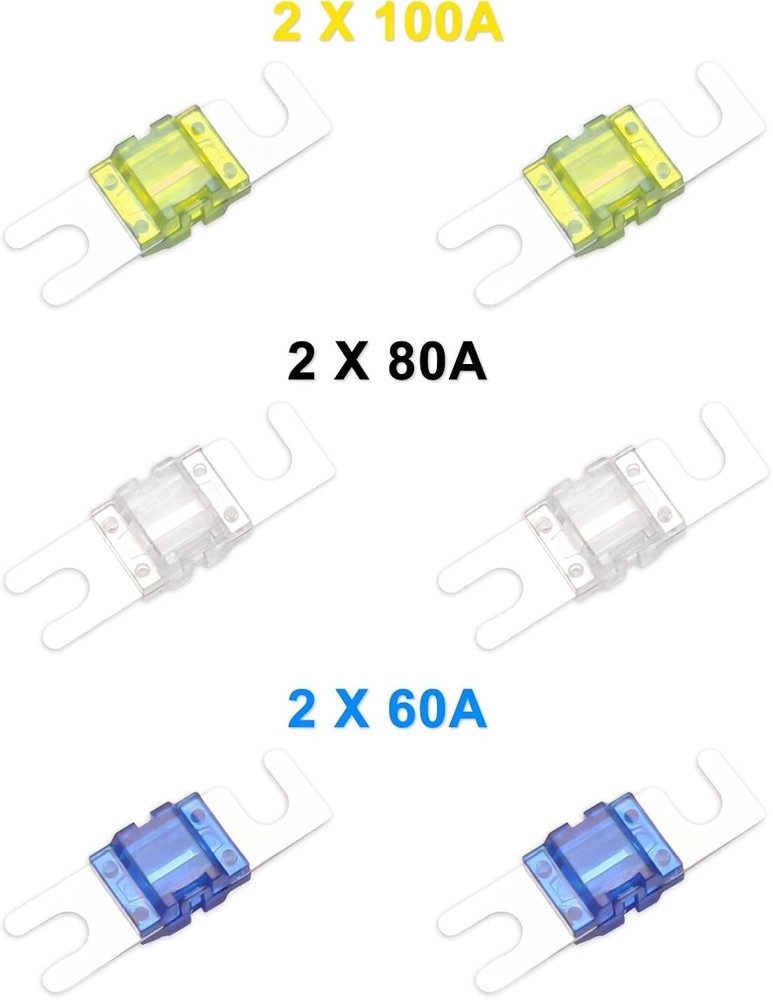 Robust 2-Way Fused Distribution Block - 24V DC, High-Temp Polycarbonate Design