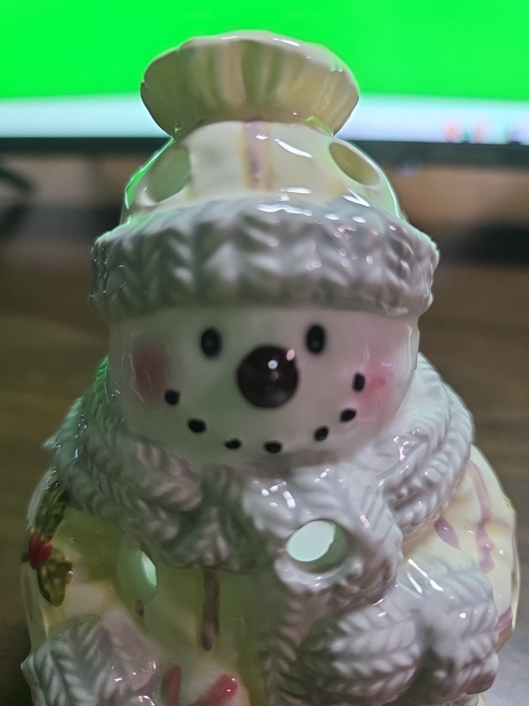 Snowman Votive Candle Holder