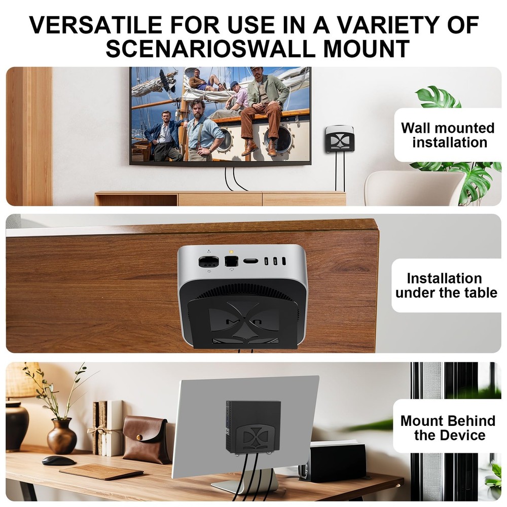 Adjustable Small Device Cable Box Wall Mount for Streaming Media Modems PC