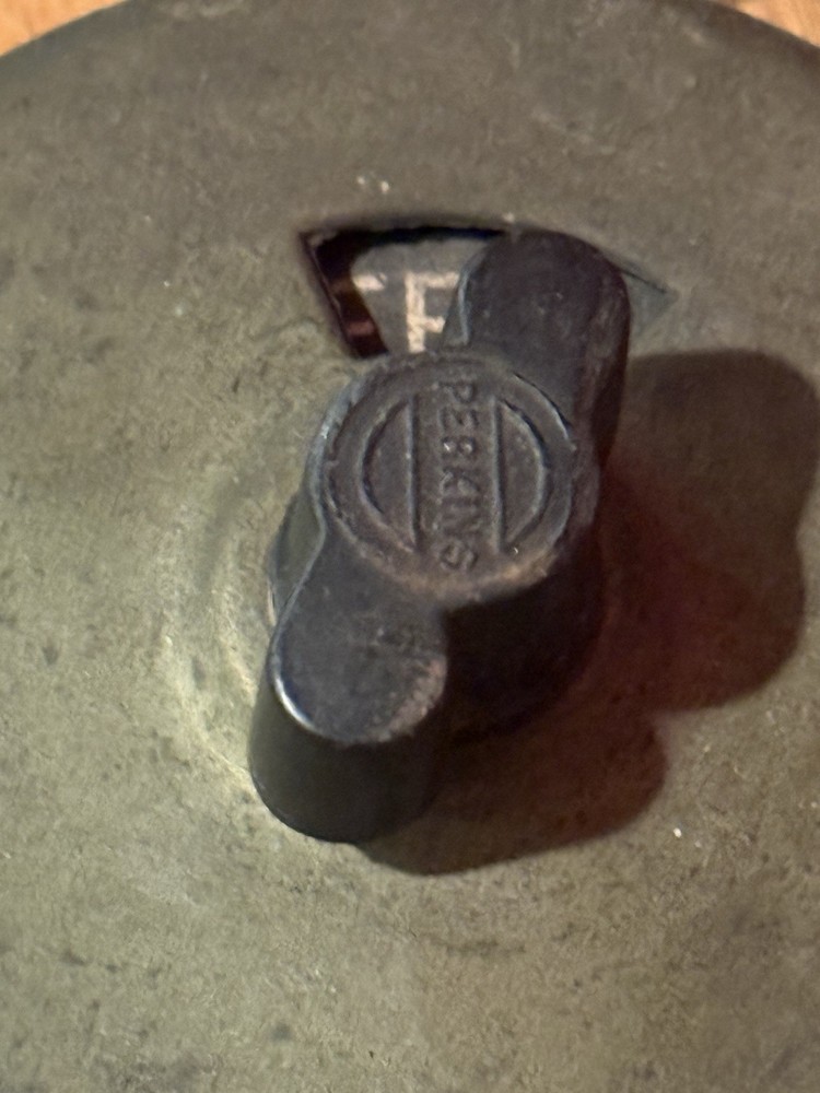 Antique Perkins Brand Light With Large Switch