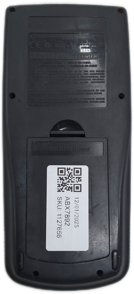 TI-83 Plus Graphing Calculator Programmable LCD Calculus Battery