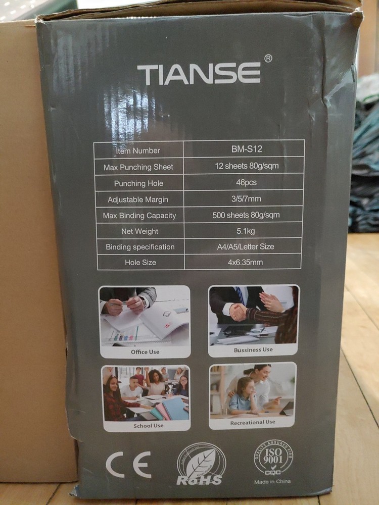 TIANSE Binding Machine, Wire Binder Machine