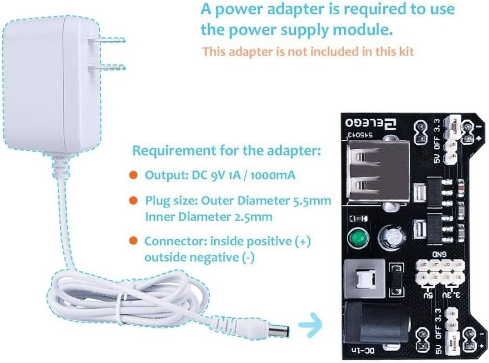 ELEGOO Electronic Fun Kit Bundle, 235 Items