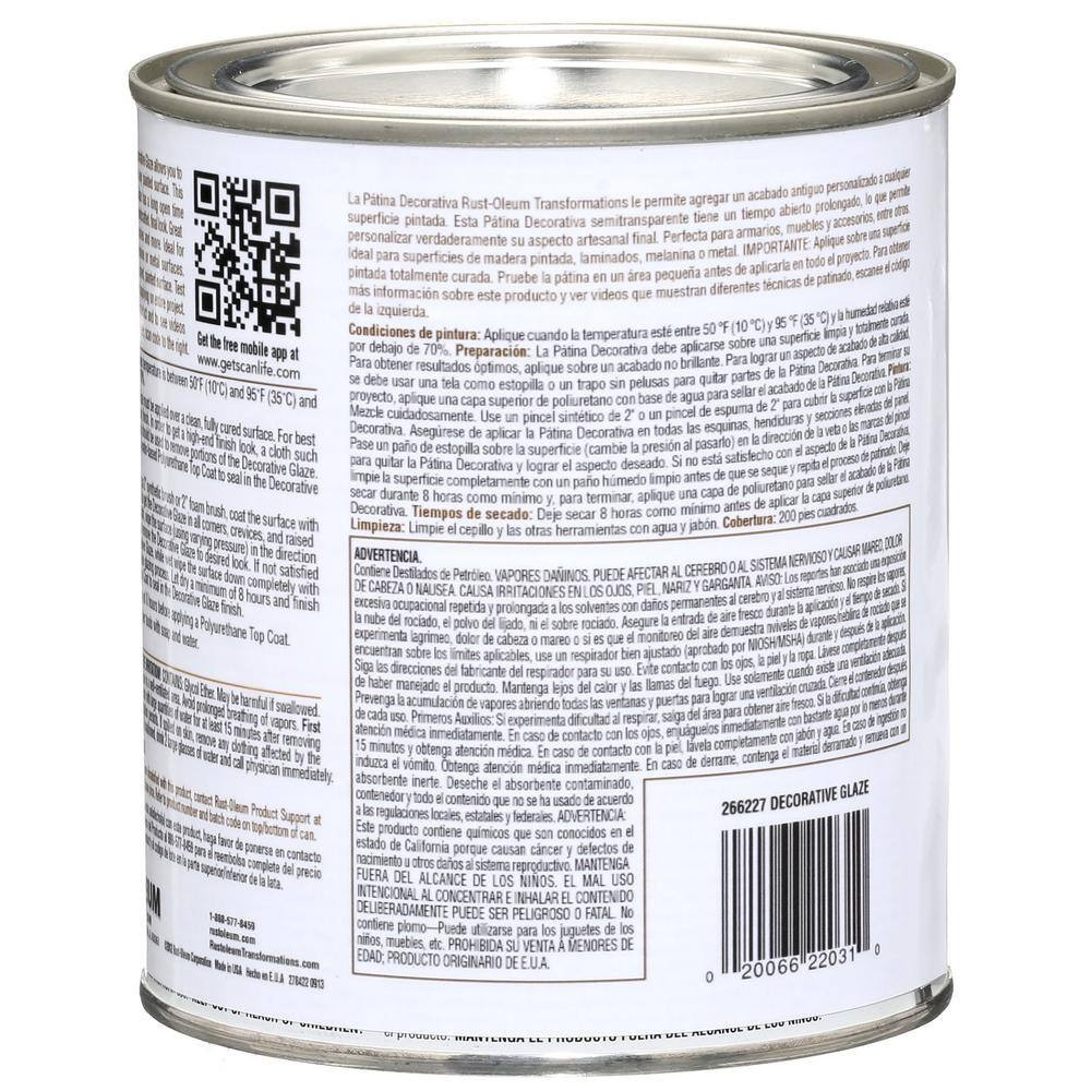 1-Qt. Java Brown Cabinet Decorative Glaze (Case of 2)