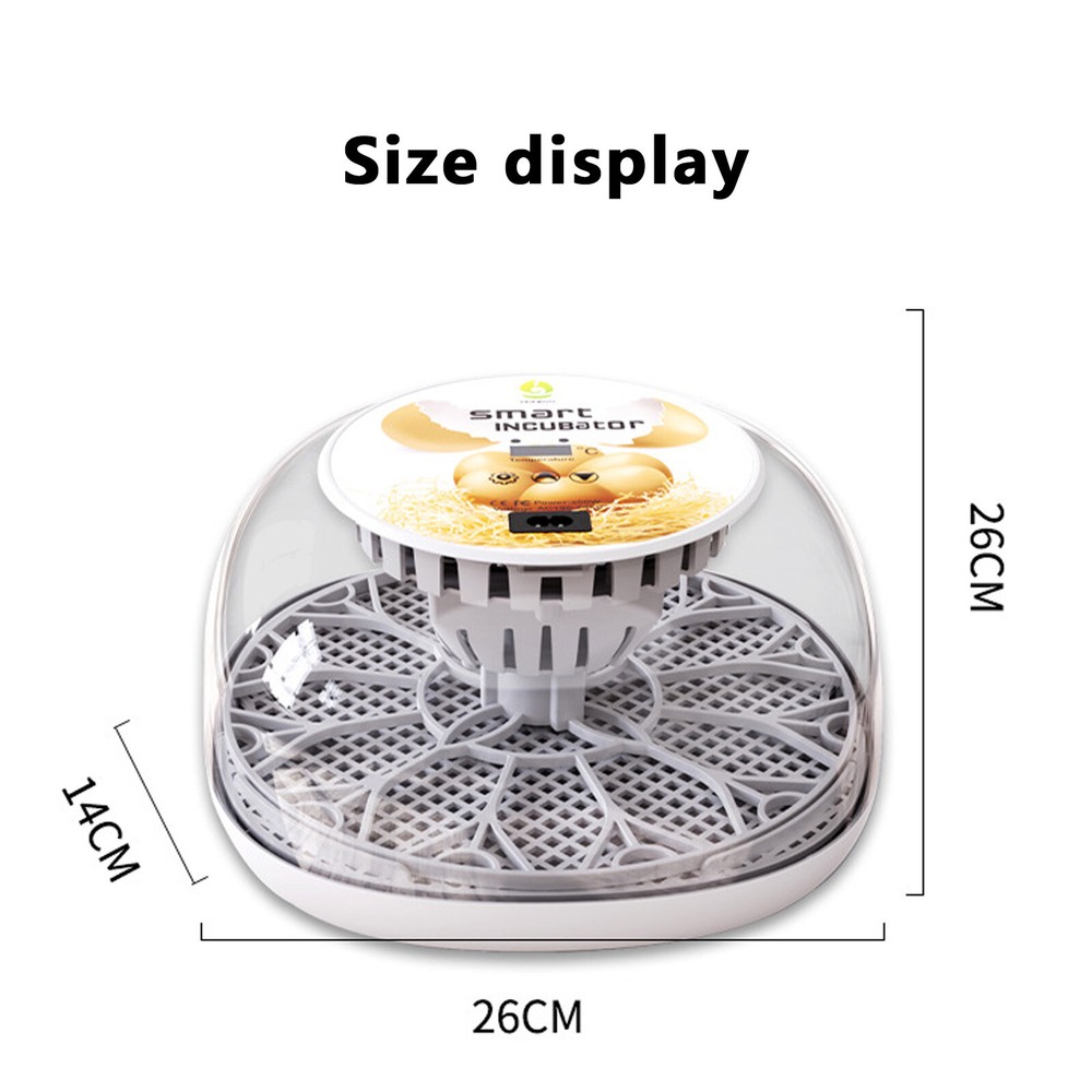Incubators for Hatching Eggs 12 Eggs with Automatic & Humidity Control
