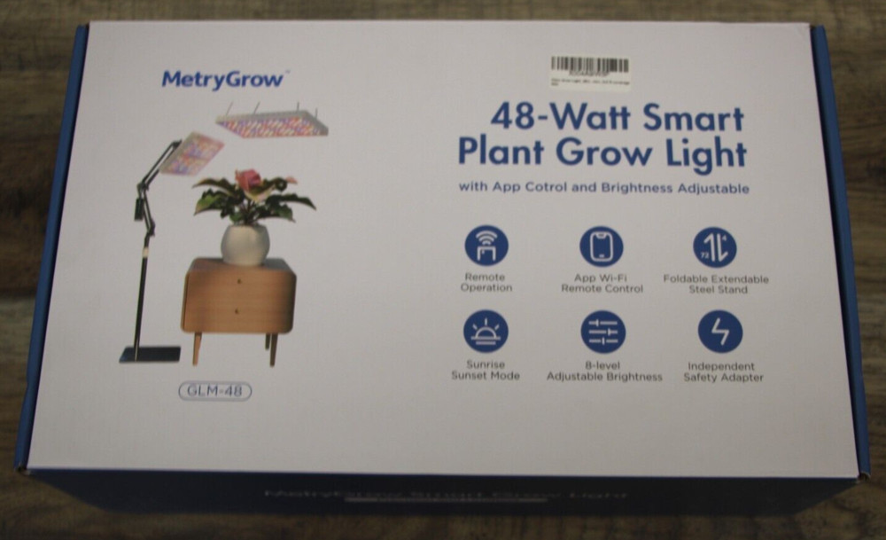MetryGrow GLM-48 48-Watt Smart Plant Grow Light