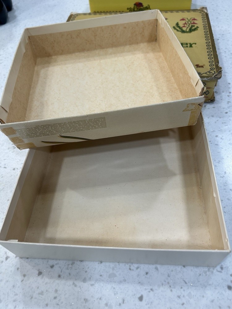 Two Vintage Whitman`sampler And One Russell Stover Candy Box EMPTY Boxes