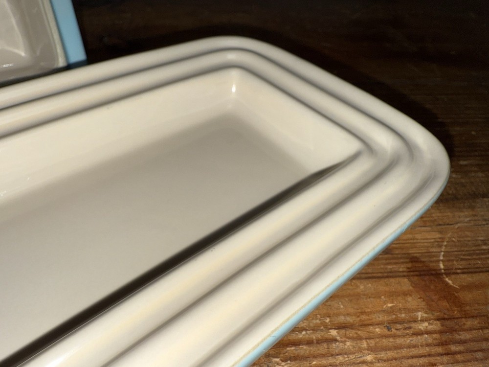 Le Creuset Light Blue Robins Egg? Butter Dish