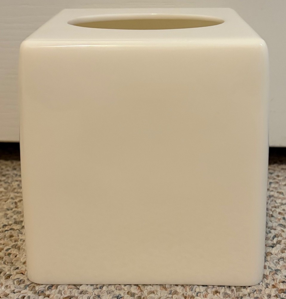 Thomas O'Brien Tissue Box Cover 2005 White