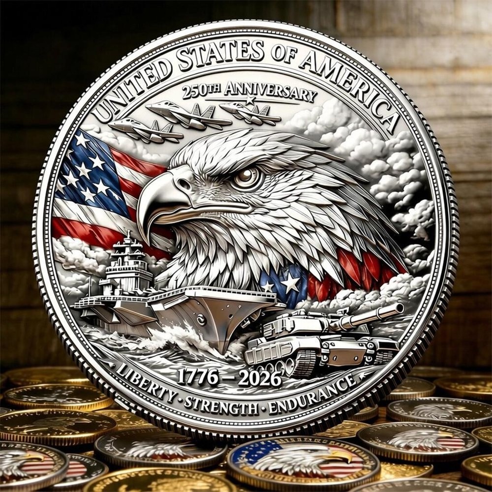 USA 250th Anniversary Challenge Coin Set