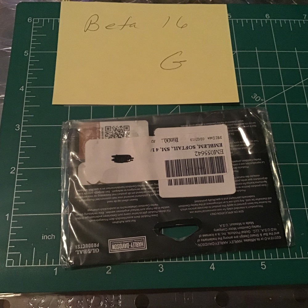 Harley Davidson Softail Vest Jacket Patch Small NIP