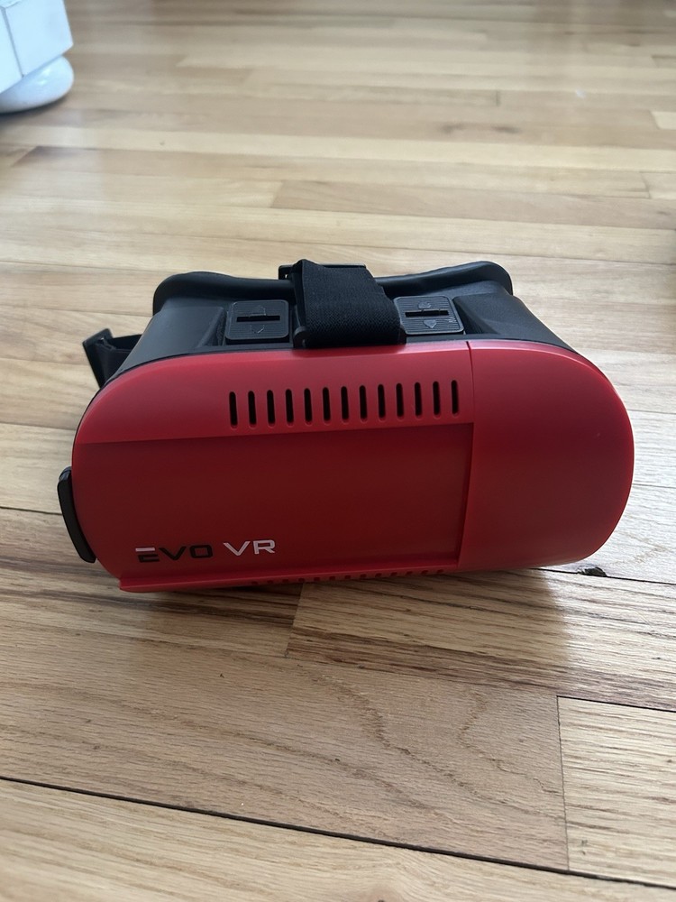 EVO VR Smartphone VR Headset Red Black Plastic Virtual Reality