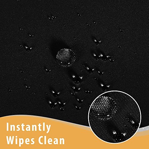 2 Pack Tablecloth Fitted Table Clothes for 4 Foot Rectangle 4FT | 2 Pack Black