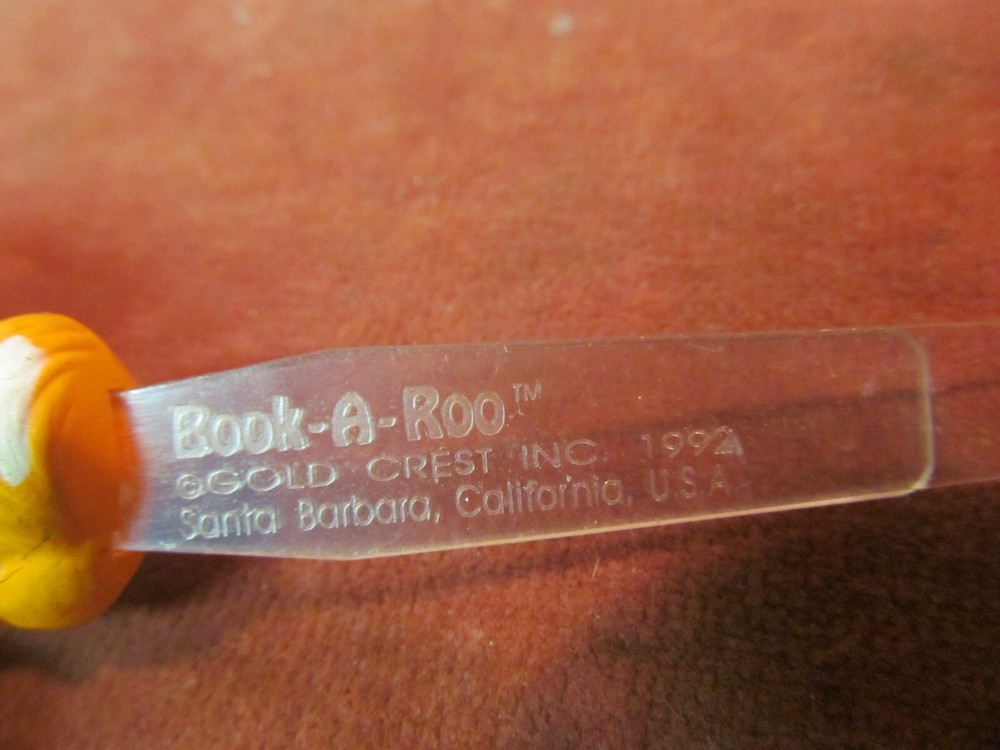 BOOK-A-ROO CAT A LOG BOOKMARK