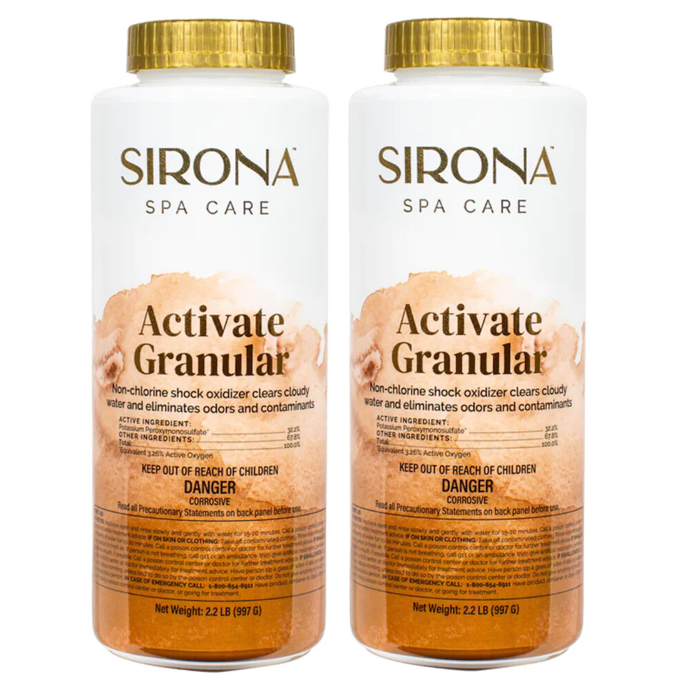 Sirona Spa Care Activate Granular 2.2 lb - 2 Pack
