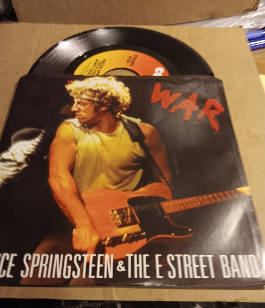 BRUCE SPRINGSTEEN WAR E RECORD  NOT LP